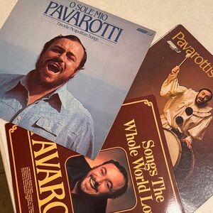 Luciano Pavarotti three albums